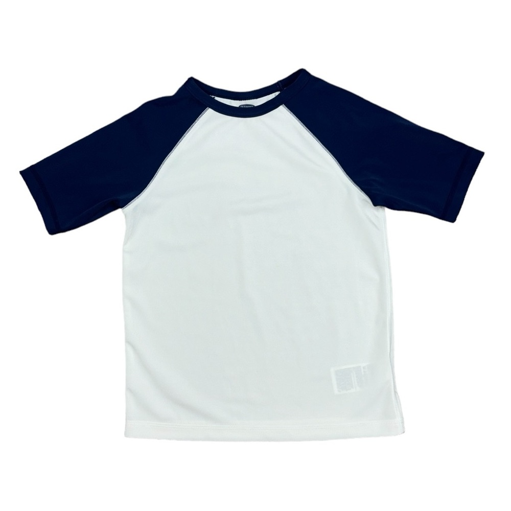Like New Old Navy Rashguard 5T White Navy Blue